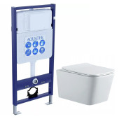SET AQUATEK ЛИБРА N cm (рама AQUATEK Standard INS-0000012(без клавиши и крепежа)+унитаз ЛИБРА New AQ1148N-00 с тонким сиденьем soft-close SET AQUATEK ЛИБРА N cm