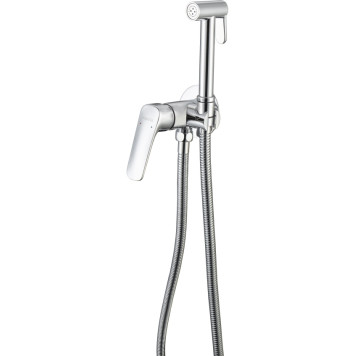 AQ1019CR ВЕГА комплект для гигиенического душа встроенный (смеситель + гигиеническая лейка + шланг) AQ1019CR