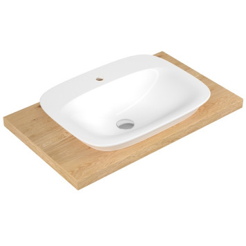 HR30TXS110H HERA раковина для установки в столешницу 46х60 см, с отверстием под смеситель, Serel HR30TXS110H