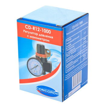Регулятор давления с манометром Concorde CD-R12-1000-1