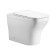 AQ1964-00 АМАДЕО Унитаз приставной безободковый 560365400 мм, тонкое сиденье с механизмом плавного закрывания, крепеж AQ1964-00
