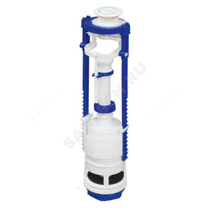 Арматура д/бачка слив бел кноп 2реж РБМ КВ-12.1