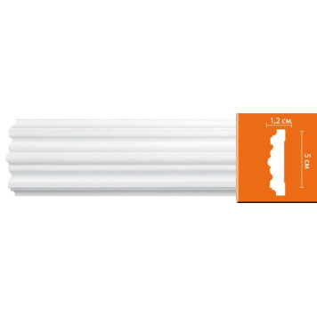 Молдинг гладкий DECOMASTER 97615F гибкий (50*12*2400мм)-3