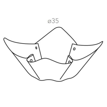 ADJ Фруктовница, D35 см., цвет: черный/серый-1