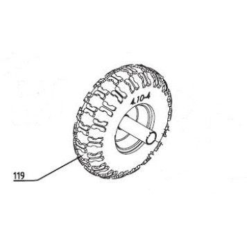 Колесо 4.10-3.5-6 RD-24065-119-1