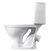 1P2012S0000BF Унитаз-компакт Соната белый, сидение полипропилен (арт.188012S0020B0), кос вып 1.P201.2.S00.00B.F