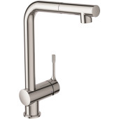 IS BC176AA Ceralook Смеситель для кухни 313 мм, HWTC, CLICK, выдвижной Г излив, 12,1 л/мин BC176AA