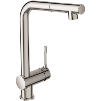IS BC176AA Ceralook Смеситель для кухни 313 мм, HWTC, CLICK, выдвижной Г излив, 12,1 л/мин BC176AA