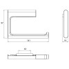 Emco Flow Держатель туалетной бумаги без крышки, подвесной, цвет: хром