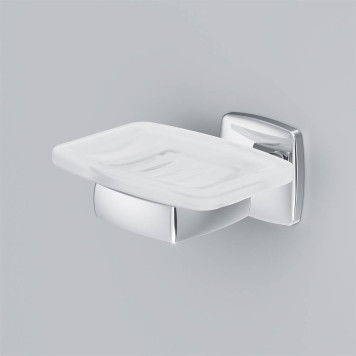 A9034200 Мыльница стеклянная с настенным держателем-2