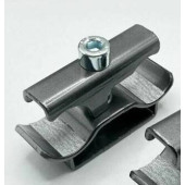 ZB0281. Фиксирующий зажим, цвет AME (Anthrazit metallic)
