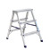 Стремянка Алюмет 3 ступени двухсторонняя алюминиевая