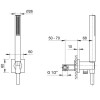 Fantini Acquadolce Внутренняя часть для душевого набора 8091B. 86 00 8091A
