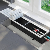 Конвектор Wilma Vitron внутрипольный с естественной конвекцией ширина 200мм глубина 150мм длина 900мм 4хтрубный теплообменник