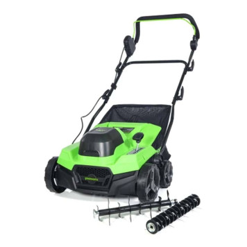 Аэратор-скарификатор аккумуляторный Greenworks 40V (АКБ и ЗУ)-7