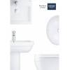 Раковина GROHE Cube Ceramic 60 см, альпин-белый.