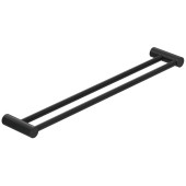Kludi 58 988 39 Vela R Держатель для полотенец двойной, L=600 мм, черный матовый 5898839