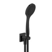 Gessi Emporio shower Душевой гарнитур, состоящий из вывода воды, держателя, шланга 1,5м и лейки, цвет: Black XL. 47323#299
