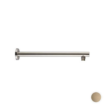 Newform X-STEEL 316 Кронштейн для верхнего душа, настенный., L=350 мм, G1/2, цвет: PVD Brushed pale gold. 29390X.59.098