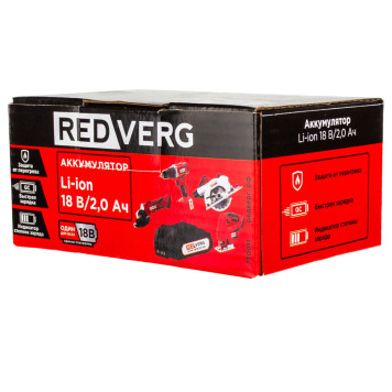 Аккумулятор REDVERG Li-Ion 18V 2.0Ач (730011)-4