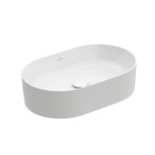 Раковина, Villeroy Boch, Collaro, шгв 560-360-145, отверстия для смесителя-отсутствуют, CeramicPlus, цвет-Stone White