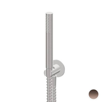 Newform X-STEEL 316 Душевой гарнитур, настенный держатель с ручным душем и шлангом 150 см, цвет: PVD Brushed copper bronze. 69645X.59.067