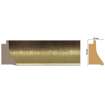 Багет DECOMASTER FM21-1 (63*38*2850мм)-1