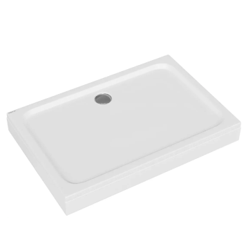 Поддон акриловый, прямоугольный, с ножками и съемной панелью. БЕЗ СИФОНА. 1109015 DPA-0000010