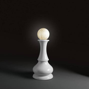 Kerasan Artwork Cтатуэтка декоративная Pedone, напольная, цвет: белый глянцевый-1