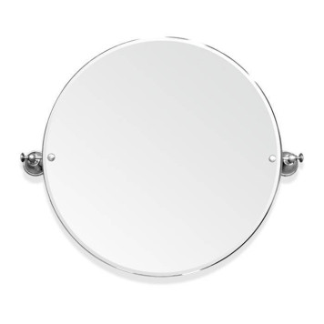 TW Harmony 023, вращающееся зеркало круглое 69х60см, цвет: хром