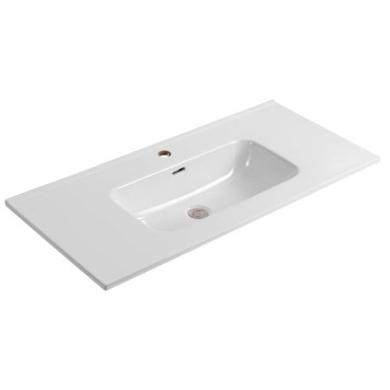 AQ4100-00 мебельная раковина 1000 мм, белый AQ4100-00