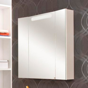 1A111602MA010 Зеркальный шкаф Мадрид 100/светильн 1A111602MA010-1