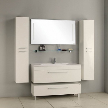 1A111602MA010 Зеркальный шкаф Мадрид 100/светильн 1A111602MA010-2