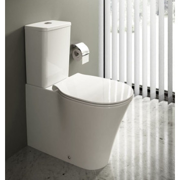 E013701 CONNECT AIR AquaBlade Напольный пристенный унитаз для монтажа с бачком, горизонтальный выпуск E013701-2