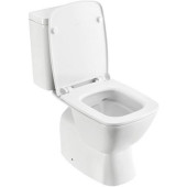 1.WH30.2.418 НЕО rimless Унитаз-компакт безободковый, 2 реж., дюро, метал крепеж, soft-close, тонкое 1.WH30.2.418