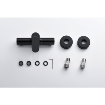 AQ1260MB ОБЕРОН смеситель для душа, матовый черный AQ1260MB-1