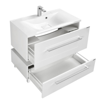 1A1269K5MA010 Набор: 1A126901MA010 Тумба-умывальник Мадрид 100 М / 1A723031AG010 Раковина Айрис 100 1A1269K5MA010-1