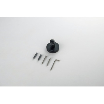 AQ4201MB ОБЕРОН крючок, матовый черный AQ4201MB-1