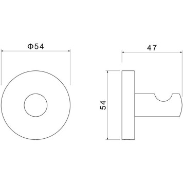 AQ4201CR ОБЕРОН крючок AQ4201CR-1