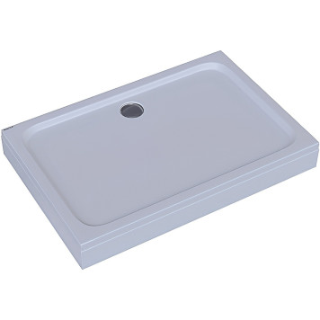 Поддон акриловый, прямоугольный, с ножками и съемной панелью. БЕЗ СИФОНА. 1208015 DPA-0000011-1