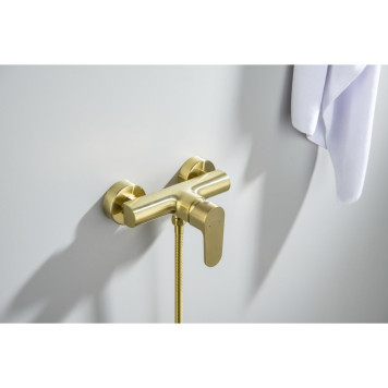 AQ1260BG ОБЕРОН смеситель для душа, шлиф. золото AQ1260BG-2