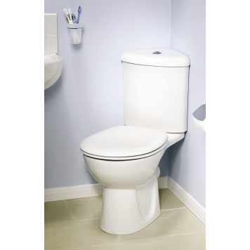 9754B003-7201 Угловой унитаз Arkitekt с сиденьем микролифт VITRA 9754B003-7201-3