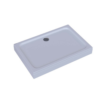 Поддон акриловый, прямоугольный, с ножками и съемной панелью. БЕЗ СИФОНА. 1408015 DPA-0000013-1