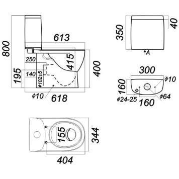 FEST COMFORT Унитаз-компакт Белый S1 (WC.CC/Fest/2-DM/WHT.G/S1) WC.CC/Fest/2-DM/WHT.G/S1-3