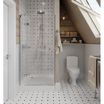 1P2018S0000BF Унитаз-компакт Вест белый, сидение полипропилен (арт. 188018S0020B0), кос выпуск 1.P201.8.S00.00B.F-6