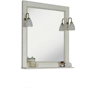 1A158702GEM20 Зеркало Жерона 85 белое серебро 1A158702GEM20