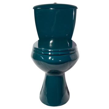 43325110202 Унитаз-компактЭлиссаСтандарт/ зеленый, нижний подвод воды, косой выпуск (старый арт. 43325130202) 43325110202-1