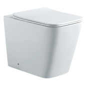 AQ1908N-00 ЛИБРА New Унитаз напольный приставной безободковый 540355410, горизонтальный выпуск, тонкое сиденье с механизмом пл.закрывания, крепеж AQ1908N-00