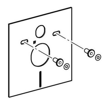 156.050.00.1 звукоизолирующая прокладка для унитаза,биде 156.050.00.1-2