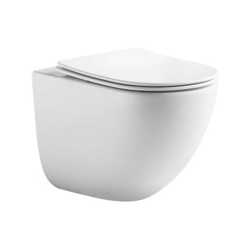 AQ1993T-00 ГЕЛИОС унитаз подвесной tornado 505360370, дюропласт, закрытое колено AQ1993T-00